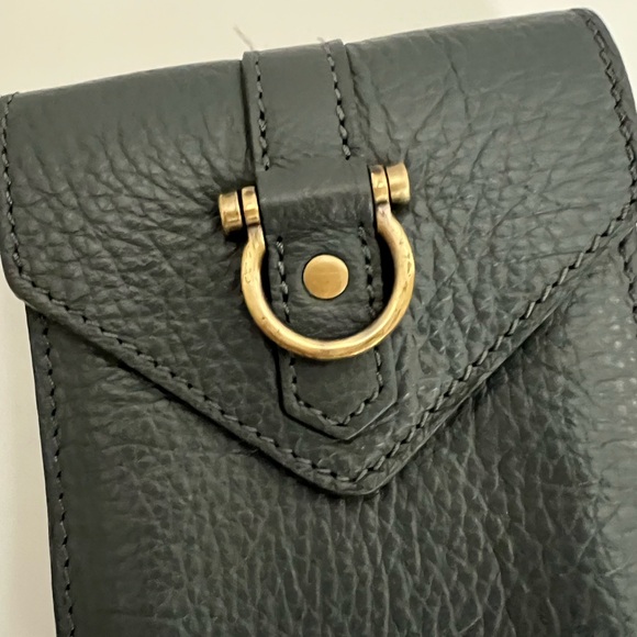 SAPAHN GRACE CROSSBODY Gray Leather Crossbody Bag - Picture 8 of 10